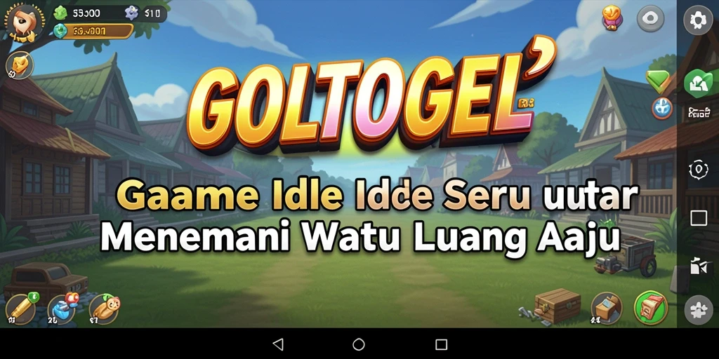 Tampilan gameplay GOLTOGEL yang menarik dan menghibur.