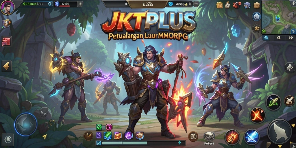 Tampilan gameplay JKTPLUS yang menarik dan mendebarkan dari dunia MMORPG.