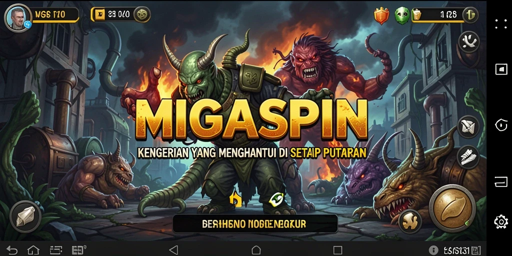 Gameplay menegangkan dengan suasana horor yang menggelapkan.