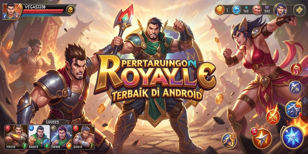 Tampilan gameplay mendebarkan dalam arena pertempuran VEGAS338.